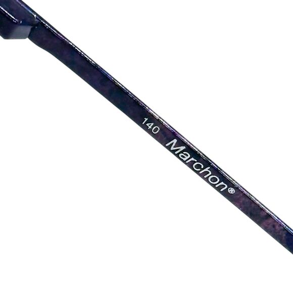 Marchon Eyeglasses Frames Purple Tortoise MOD-CFG-26 COL.168 56-18-140mm JAPAN - Picture 12 of 15